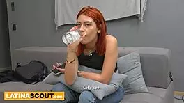 Amateur 18yo Latina Hottie Rides Big Cock Casting Agent To Get Booked