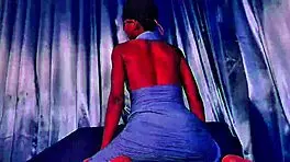 Tag Team Double Dick In All Holes Pussy And Mouth Filled With Big Black Long Socks