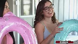 wet teen group with theodora day