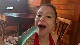 Polly Petrova Assfucking With Toy On Table