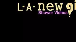 Brunette Fashion Model Took A Shower