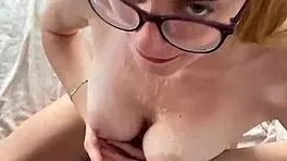 Watch That Massive Cum Blast On Her Tits!