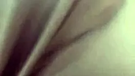 Stepmother with big boobs walks outside