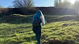 street sex and cum in the pussy - everyday life for russian students