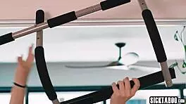 Petite Big Ass Teen Loves Lifting Up on Rocket Powers Black Cock?