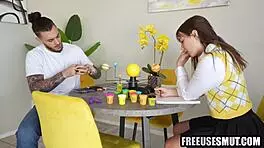 passive girl used like toy during study