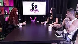 compilados da emy tatuada no papo com tifany swing cast - parte 1 watch on sheer red