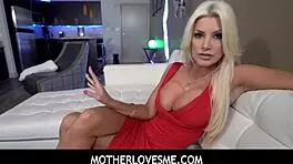 Blonde Busty Big Stepmom Fucks Her Stepson - Brittany Andrews