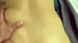 Huge load lands in her perfect ass during close-up