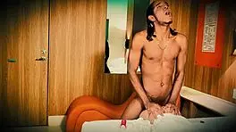 Naughty catches me with tantaly and makes me blow huge cock!