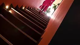 Pink Fencenet Brunette Licks Small Titty Lesbo Lover While She Masturbates