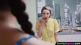 submissive babes get a relaxing massage day from the guys 😌