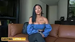 Amateur latina teen sucks steven's hard massive cock!