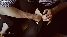 deep anal fisting stretches gaping asshole in black dress humiliation