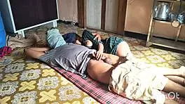 Fucking my sweet roommate in the kitchen 😏