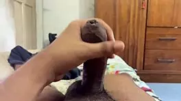 milf jerked me off before school with big cock creampie