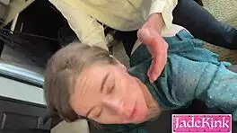 Casting couch girl fucks her boss on first day