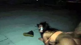 Extreme Metal Bondage Collar In BDSM Cash For Sex Session