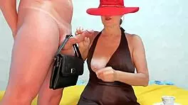 i watch femdom cfnm food fetish handjob leadin to cumshot wit big cock