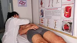 Erection in Front of Nurse Leads to Rough Banging