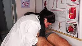 Erection in Front of Nurse Leads to Rough Banging