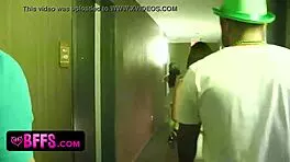 real irish teen spunked on her face