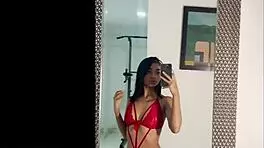 Carol Tiny's first BWC stretches skinny Latina pussy