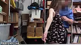 petite fake pregnant teen thief kimmy granger punished on big dick in garage 😈