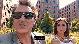 Old Man And Young Girl In Pleasure Sea