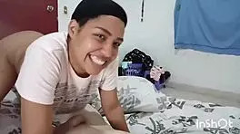 Big ass brunette gets fucked by virgin