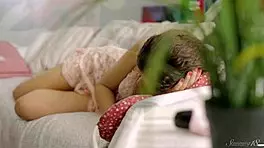 beautiful teen fabricia d fingers her huge tits and pussy solo with toys