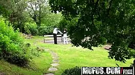check out nomi malone getting caught in the back yard by pervs on patrol voyeuring her.