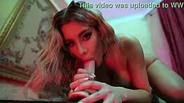 Blonde's Dirty Talk Teases Lingerie Play