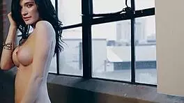 petite milf morgan hovanek showing off big natural tits in hot lingerie 😍