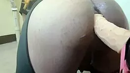 i anal fuked my blonde big ass trans wit huge dildo n milk cumfarts