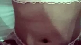 I use my cute little slut in lingerie pt 1