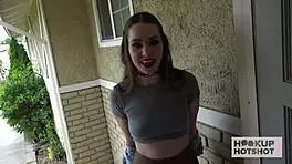 Gorgeous naomi blue addicted to bryan gozzling's hardcore passion