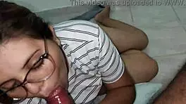 i got this young blonde latina givin me a super blowjob with her big ass and cum in mouth