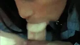 daddy porn boss gets blowjob close up by black slut 😈