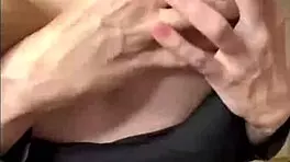Stepmom with big tits licks her nipples you can cum right away
