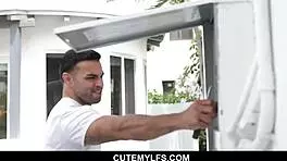 Hot Body MILF! She CHEATS On Husband With SEXY Young Guy!