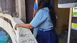 Desi young amateur hardcore fucks with guy when alone at home