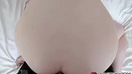 bitchy sis grabs dick for sloppy blowjob 😈