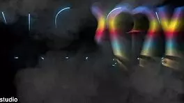 Petite Slut Enjoys Double Penetration with Big Cocks