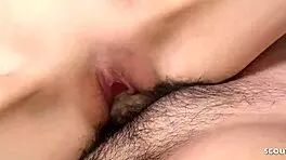 petite japanese teen with big nipples seduces to hard uncensored jav creampie fuck