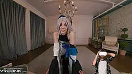 Skinny Bronya In Stockings Gets Fucked With Moans In Honkai Star Rail Cosplay Parody