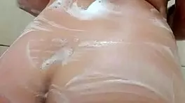 Hot Young 18+ Woman With Small Tits Bathing In Shower Getting Waxed