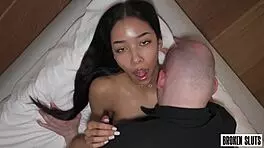 Her Doll-Like Body Begs To Be Fucked Hard In Rough Group Action!