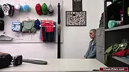 Blonde Amateur Thief Gets Fucked After Stripsearch In Reality Scene