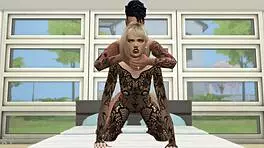 Girl fucked hard doggystyle in lingerie